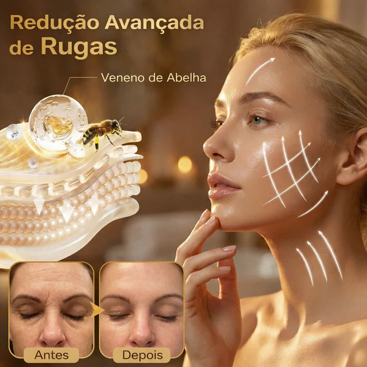 Kit Bee Venom Completo: 2 Corporais + 1 Creme Facial Bee Venom— Só Hoje